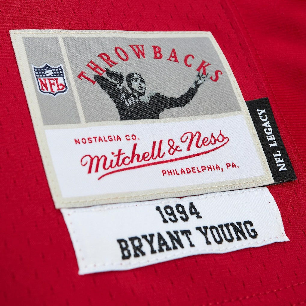 Bryant Young San Francisco 49ers Legacy Replica Jersey Scarlet