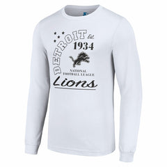 Detroit Lions Starter Arch City Long Sleeve T-Shirt White