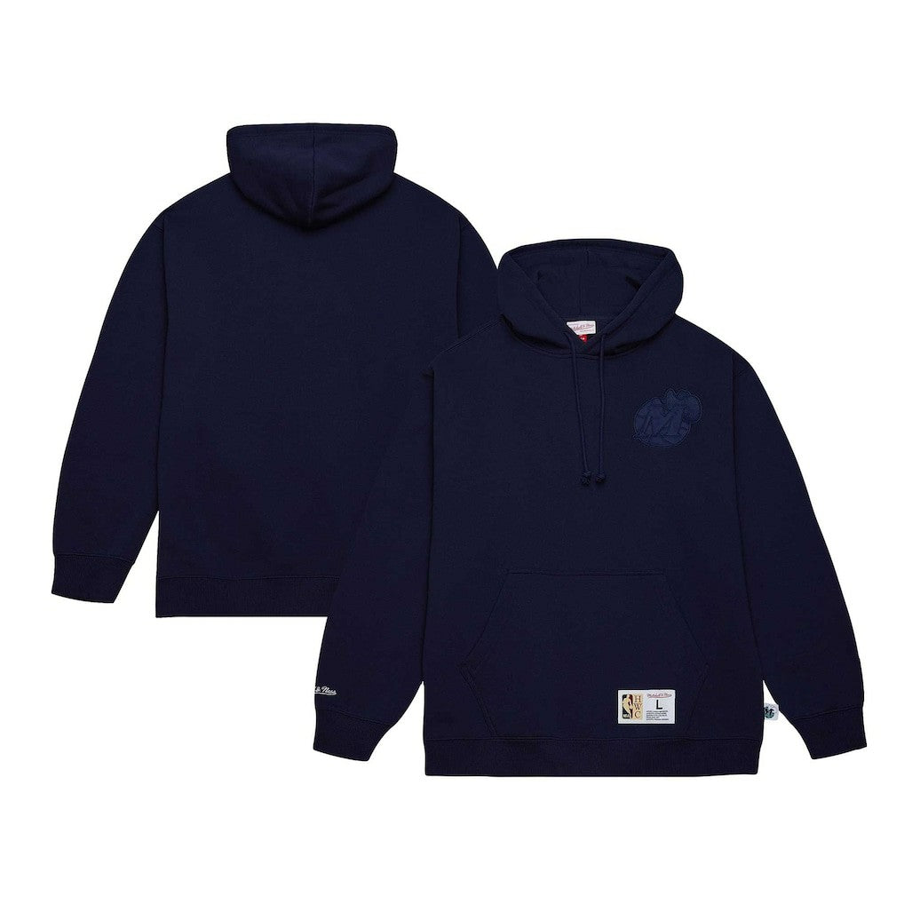 Dallas Mavericks Hardwood Classics Tonal Pullover Hoodie Navy