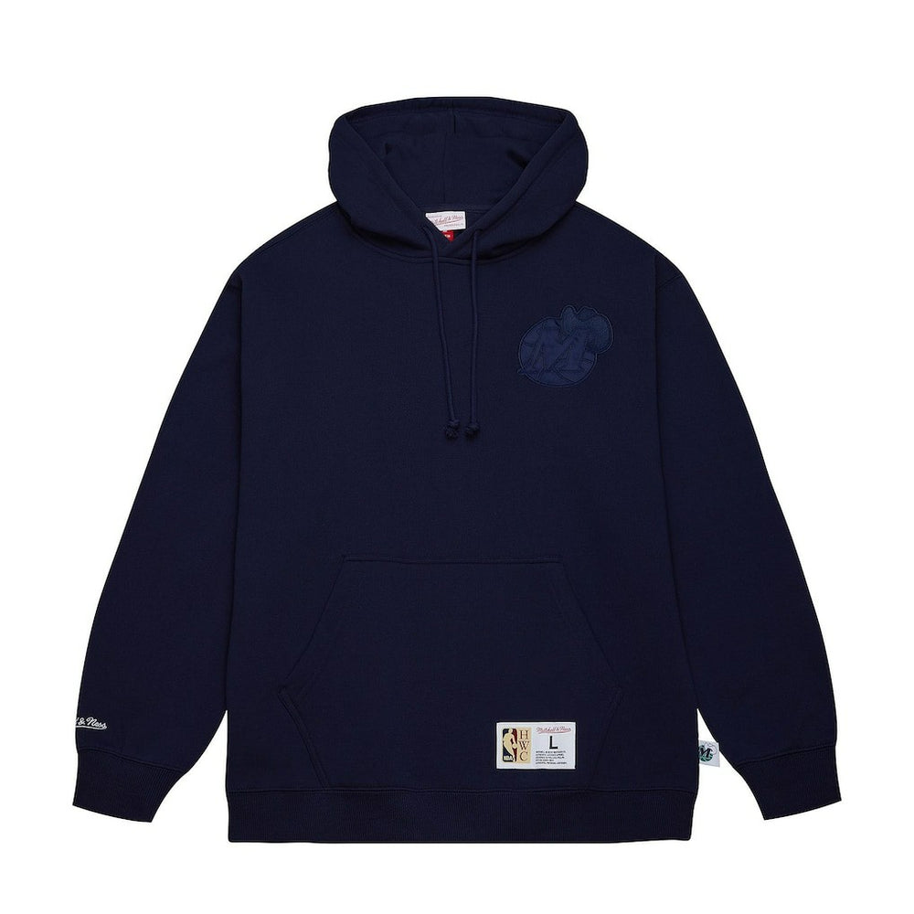 Dallas Mavericks Hardwood Classics Tonal Pullover Hoodie Navy