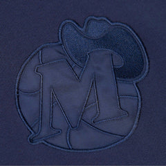 Dallas Mavericks Hardwood Classics Tonal Pullover Hoodie Navy