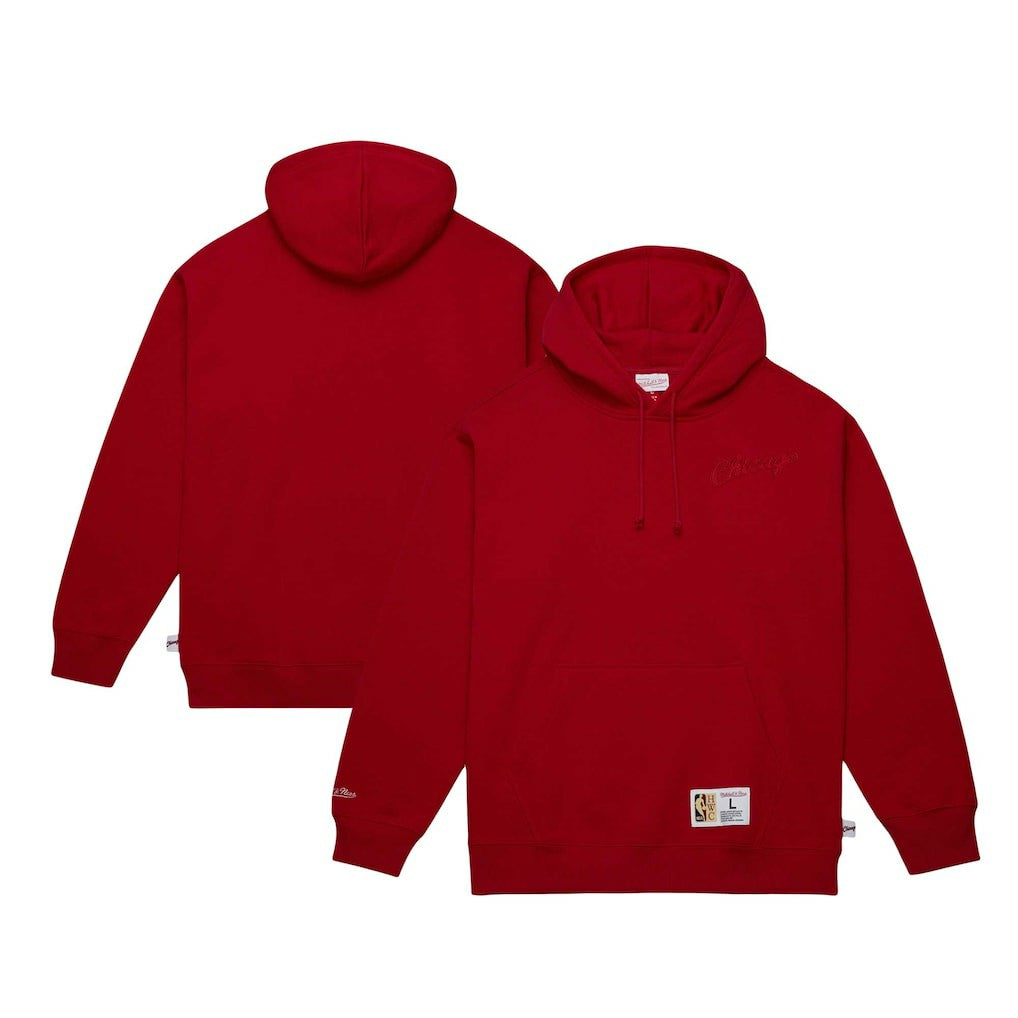 Chicago Bulls Hardwood Classics Tonal Pullover Hoodie Red