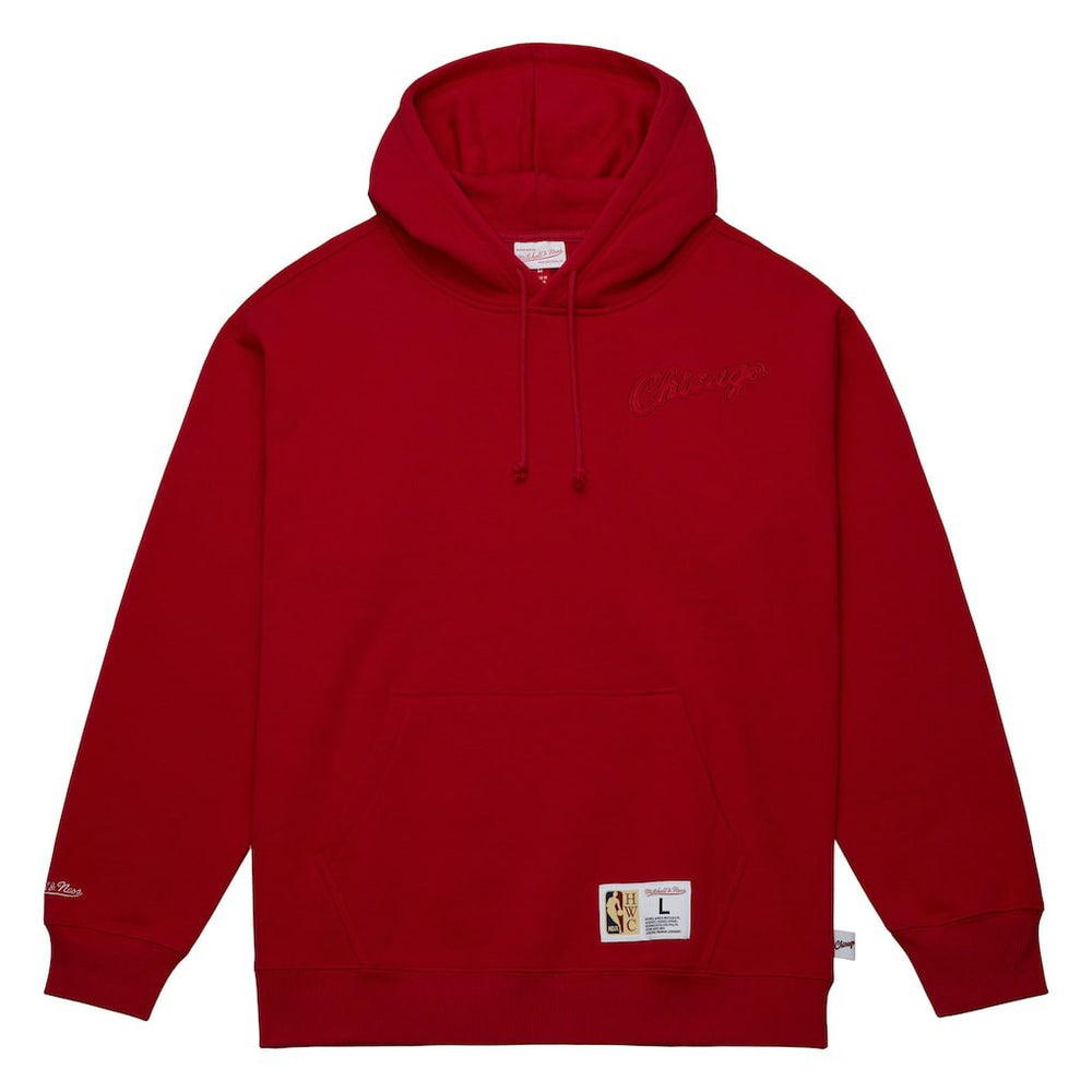 Chicago Bulls Hardwood Classics Tonal Pullover Hoodie Red