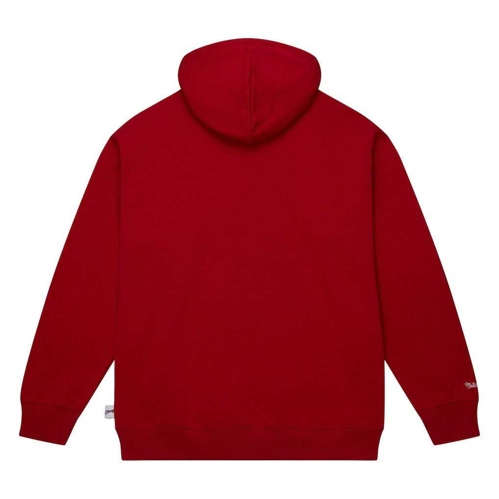 Chicago Bulls Hardwood Classics Tonal Pullover Hoodie Red