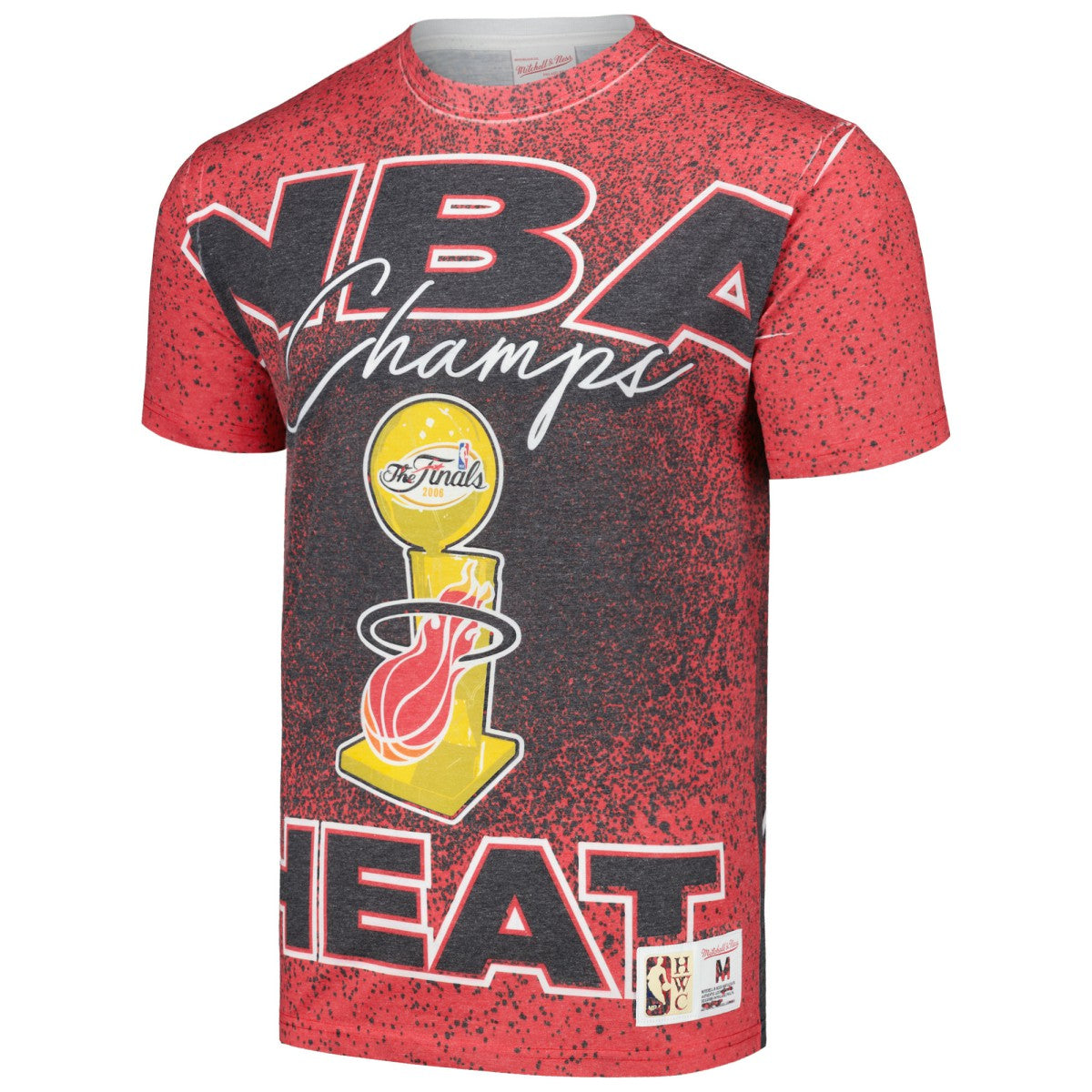 Miami Heat Hardwood Classics 2006 NBA Champions Champ City T-Shirt Red