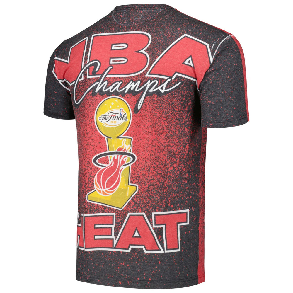 Miami Heat Hardwood Classics 2006 NBA Champions Champ City T-Shirt Red