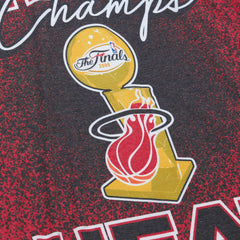Miami Heat Hardwood Classics 2006 NBA Champions Champ City T-Shirt Red