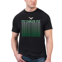 Philadelphia Eagles Starter Slogan T-Shirt Black