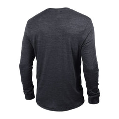 NHL Minnesota Wild Champion Multi-Logo Tri-Blend Long Sleeve T-Shirt - Heather Black