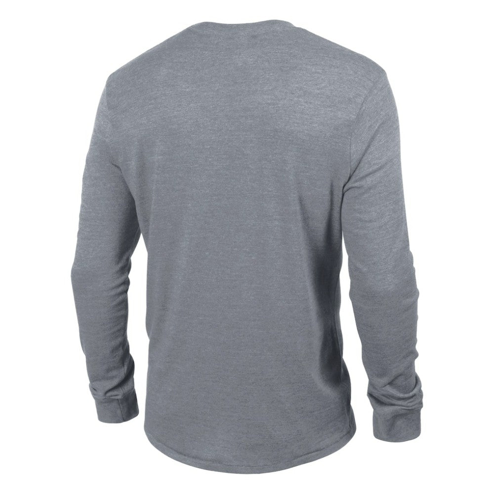 NHL Los Angeles Kings Champion Tri-Blend Dual-Stripe Long Sleeve T-Shirt - Heather Gray