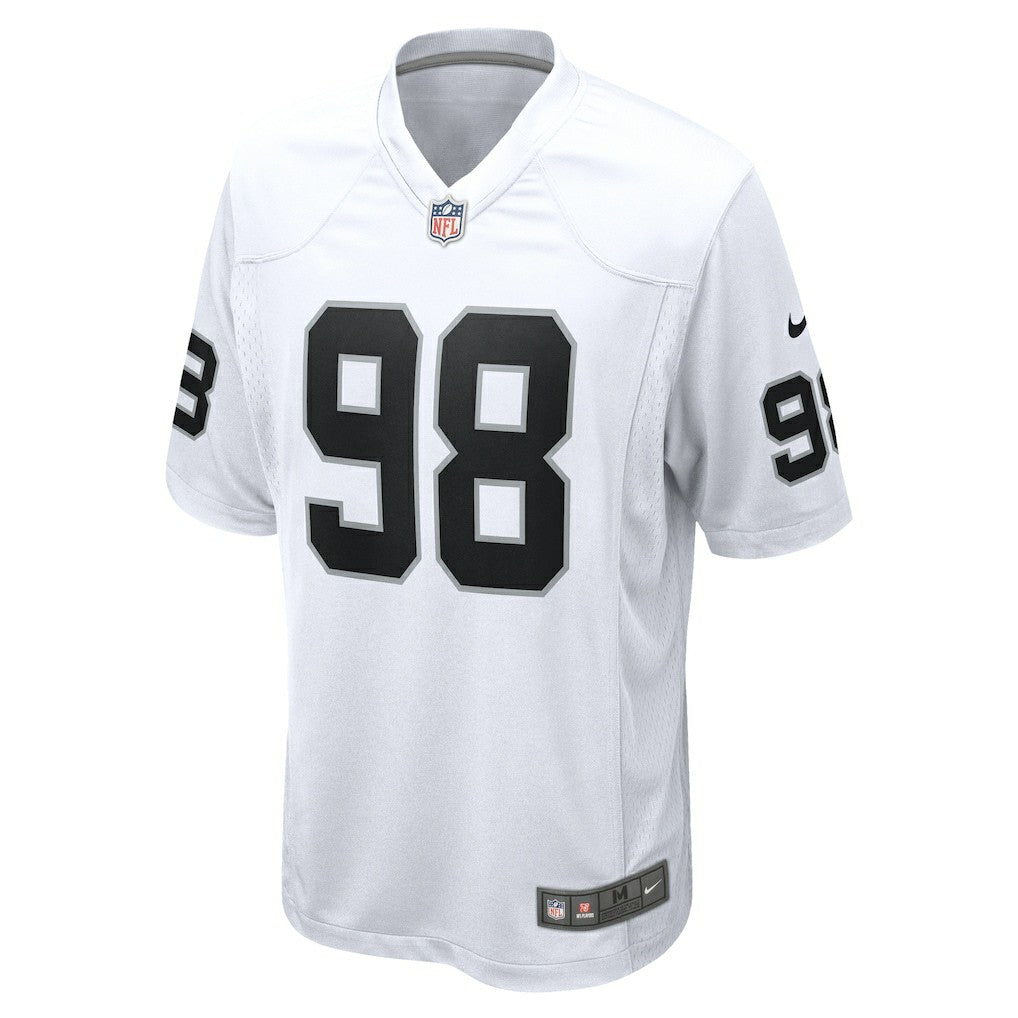 Maxx Crosby Las Vegas Raiders Game Jersey White
