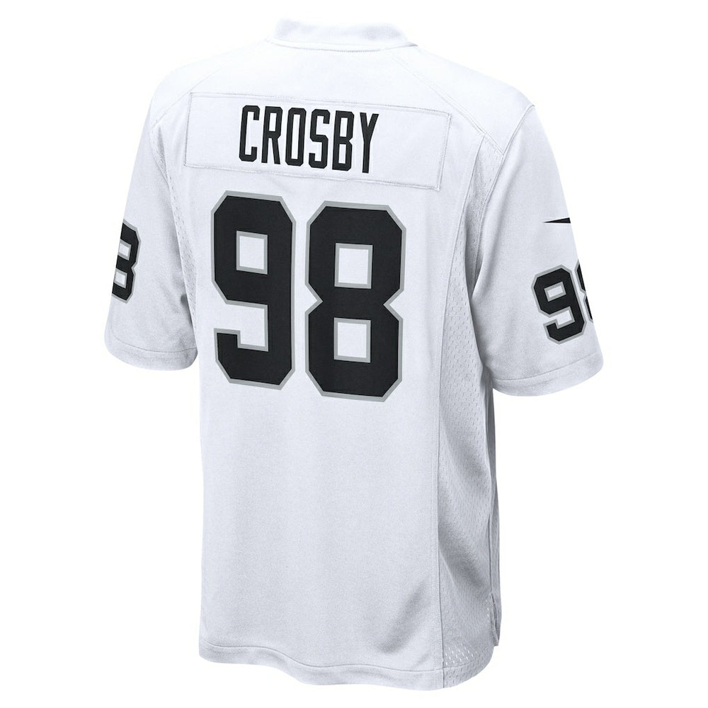 Maxx Crosby Las Vegas Raiders Game Jersey White