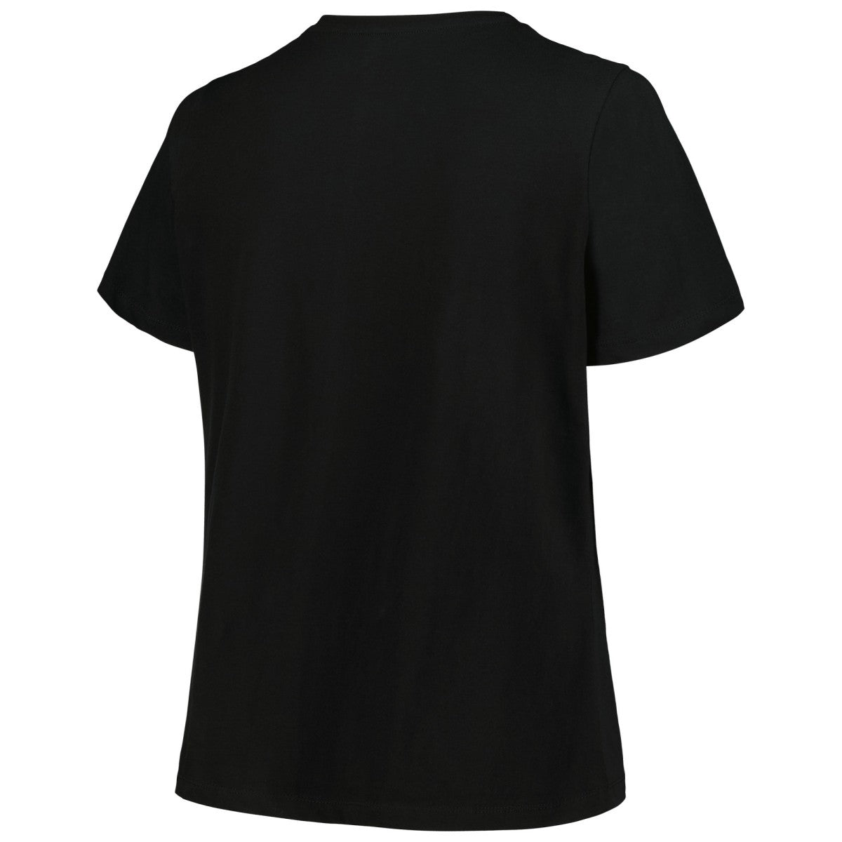 Washington Wizards Profile Women's Plus Size Arch Over Logo V-Neck T-Shirt Black