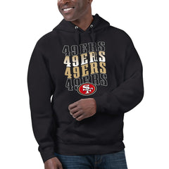 San Francisco 49ers Starter Unisex Name Drop Logo Pullover Hoodie Black