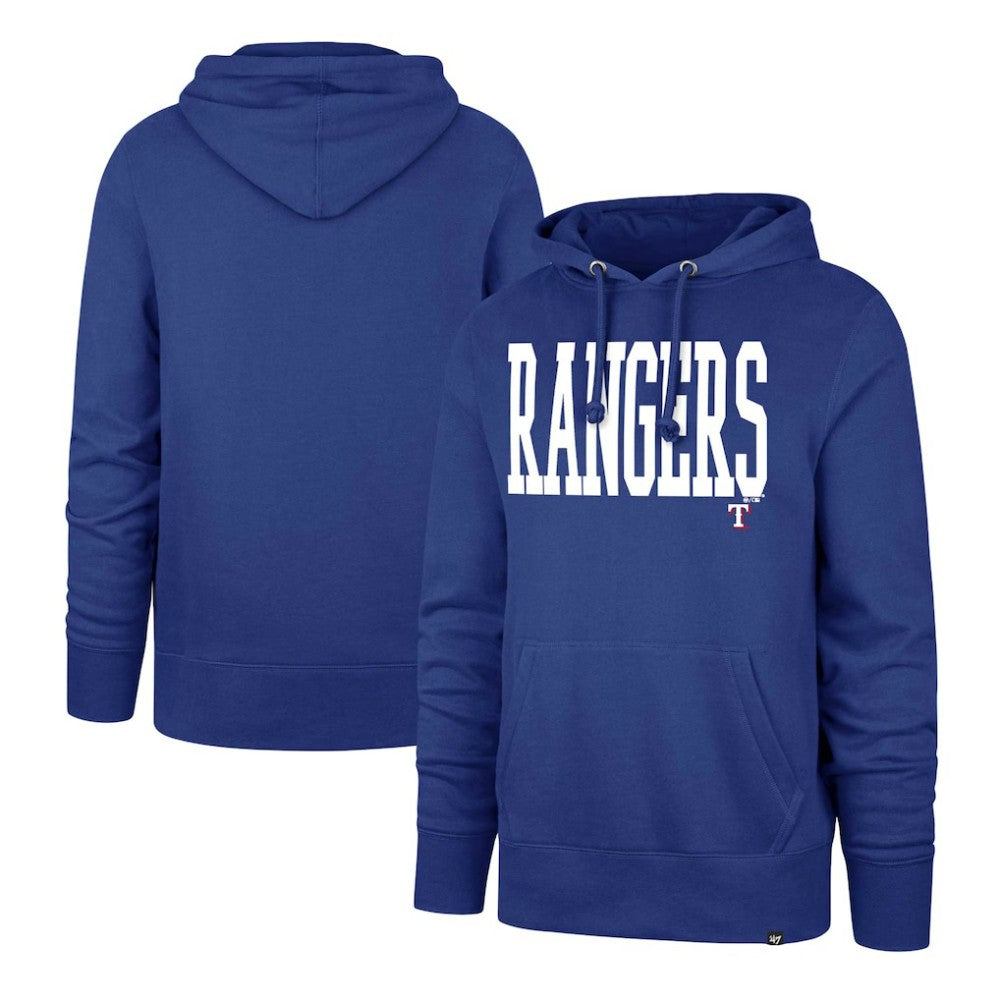 Texas Rangers '47 Dime Headline Pullover Hoodie - Royal Hoodies