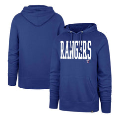 Texas Rangers '47 Dime Headline Pullover Hoodie - Royal Hoodies