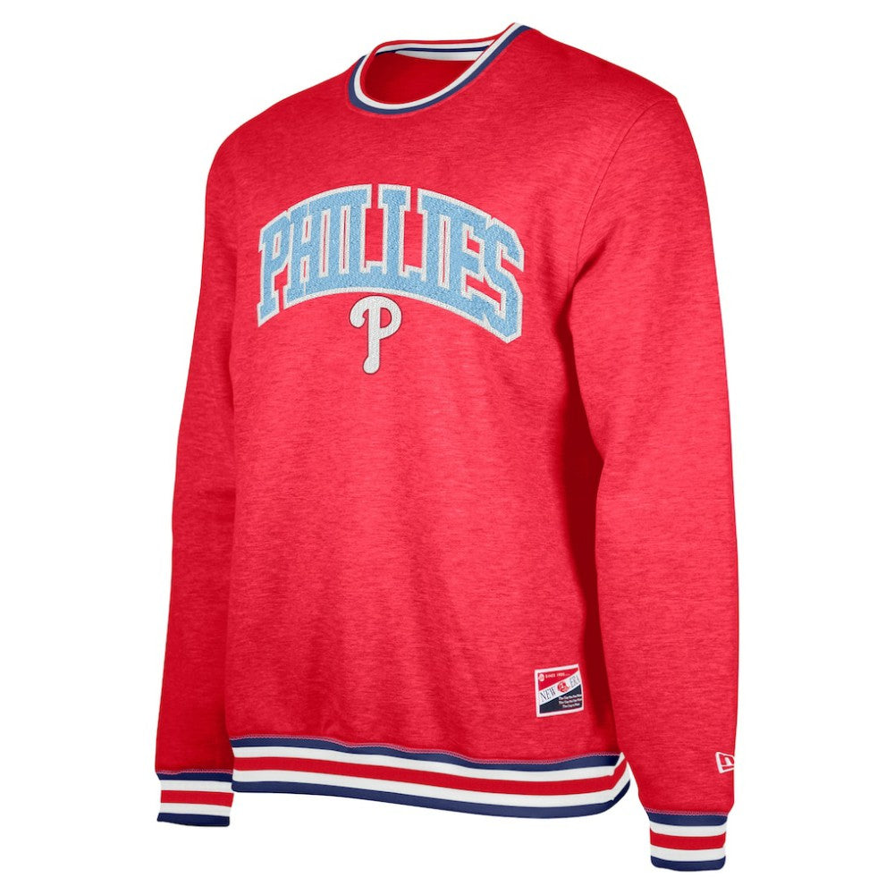 Philadelphia Phillies New Era Pullover Sweatshirt - Red Pullover