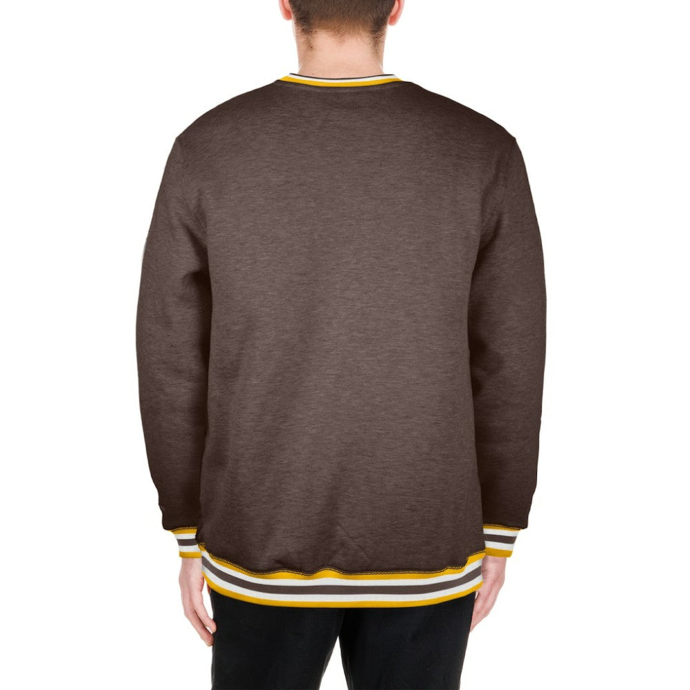 San Diego Padres New Era Pullover Sweatshirt - Brown Pullover