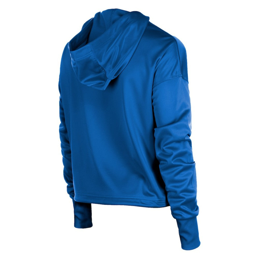 Chicago Cubs New Era Women's Half-Zip Hoodie - Royal Hoodies