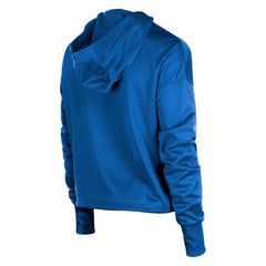 Chicago Cubs New Era Women's Half-Zip Hoodie - Royal Hoodies