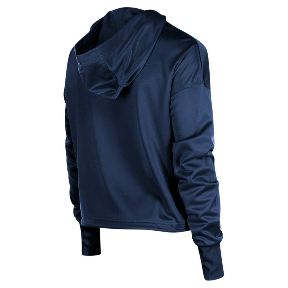 Atlanta Braves New Era Women's Half-Zip Hoodie - Navy Hoodies