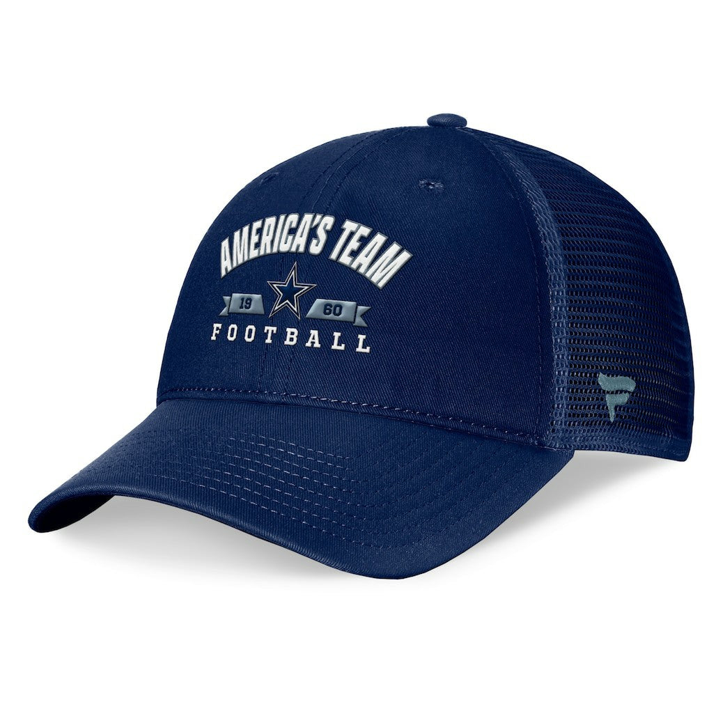 Dallas Cowboys Fundamentals Timeout Trucker Adjustable Hat Navy
