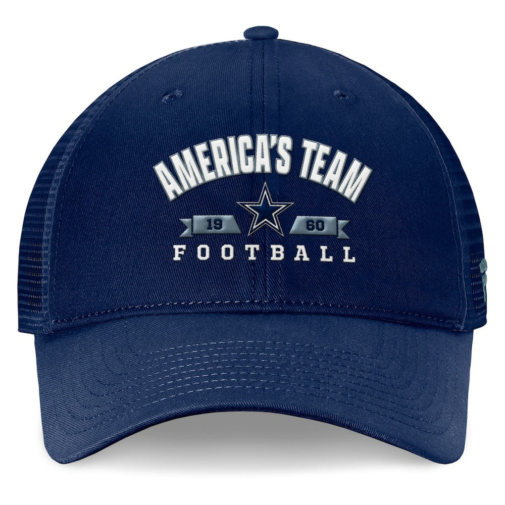 Dallas Cowboys Fundamentals Timeout Trucker Adjustable Hat Navy