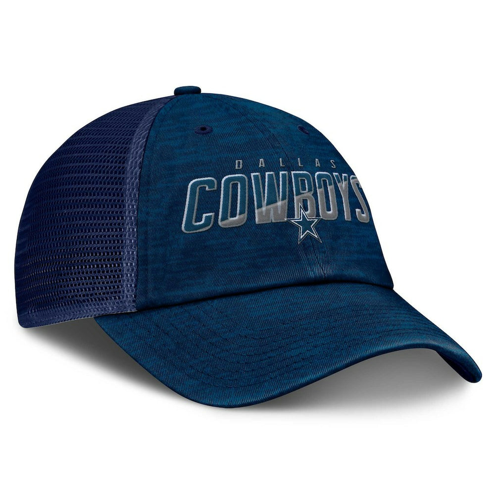 Dallas Cowboys Fundamentals Challenge Trucker Adjustable Hat Navy