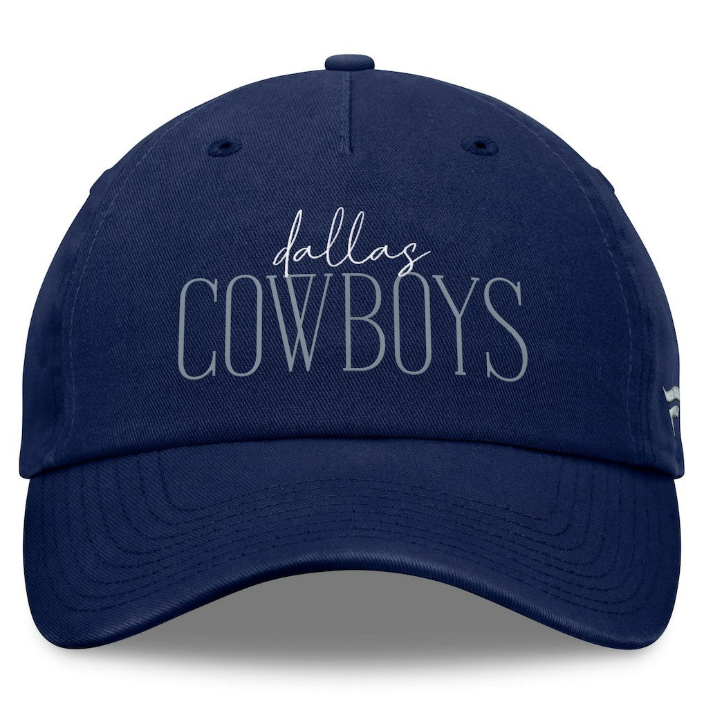 Dallas Cowboys Women's Fundamentals Review Adjustable Hat Navy