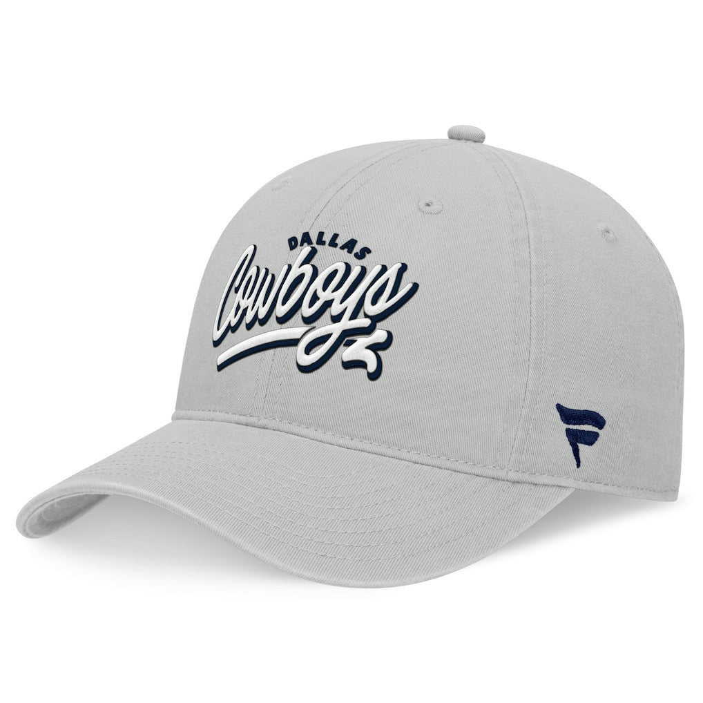 Dallas Cowboys Women's Rustic Kickoff Adjustable Hat  Gray