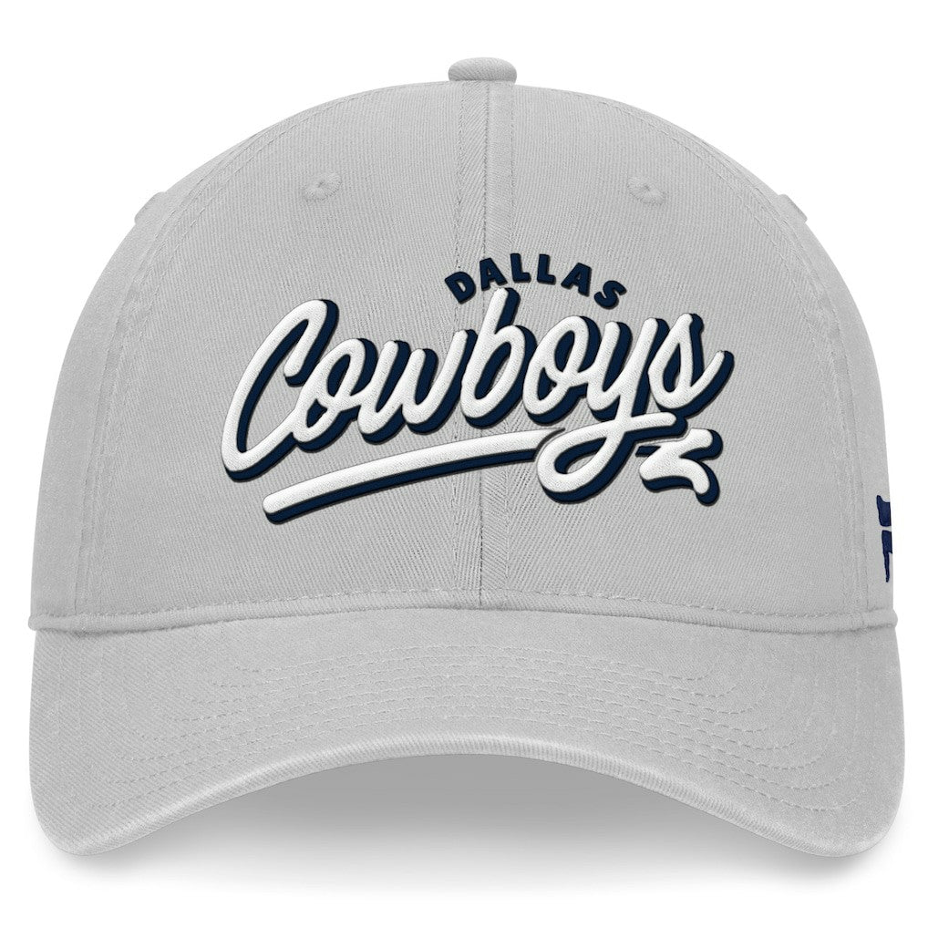 Dallas Cowboys Women's Rustic Kickoff Adjustable Hat  Gray