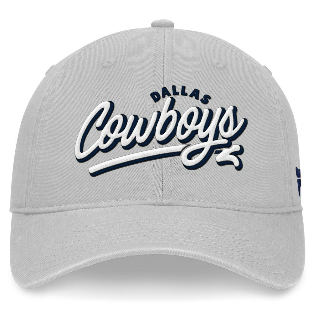 Dallas Cowboys Women's Rustic Kickoff Adjustable Hat  Gray