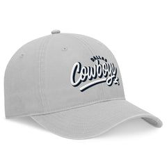 Dallas Cowboys Women's Rustic Kickoff Adjustable Hat  Gray