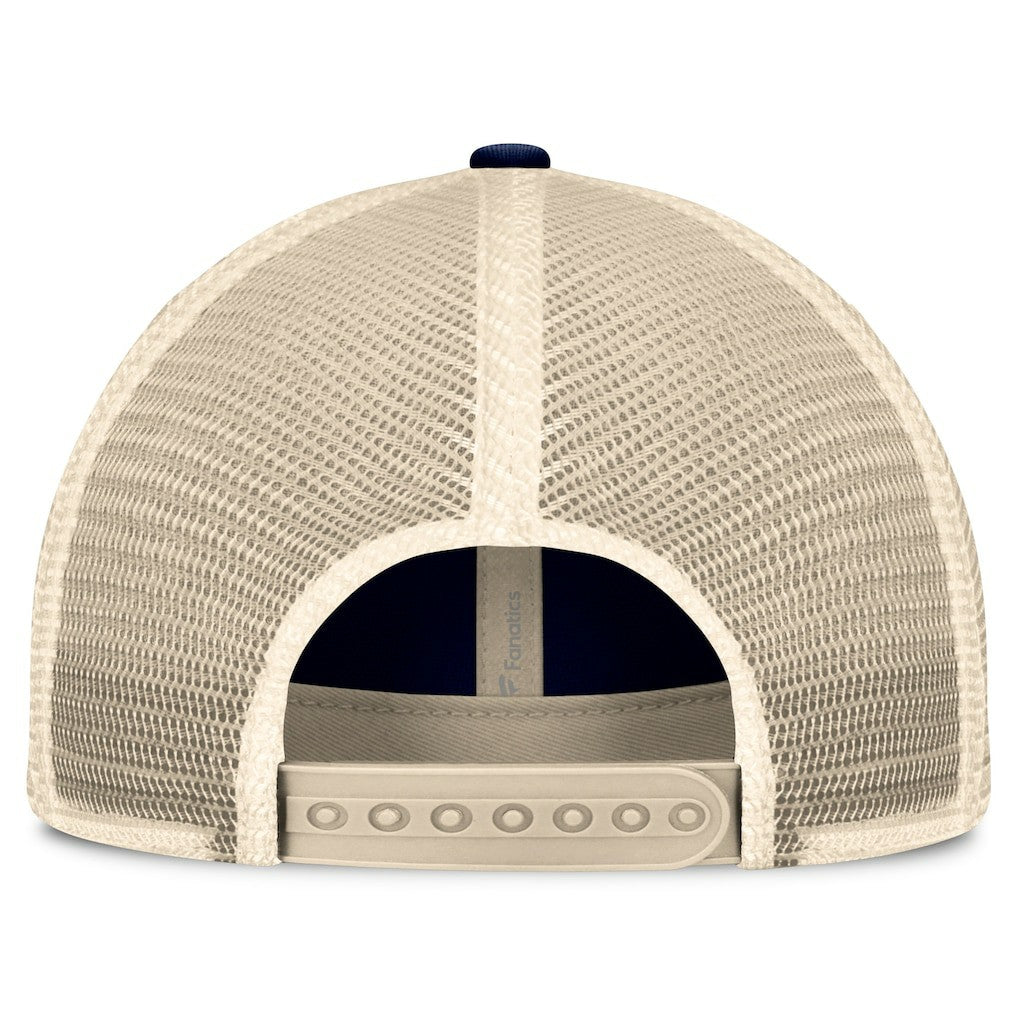 Dallas Cowboys Heritage Facemask Trucker Adjustable Hat Navy/Natural