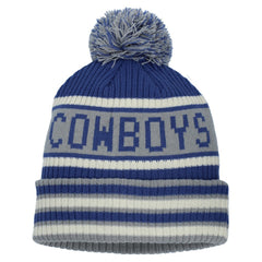 Dallas Cowboys Heritage Blindside Cuffed Knit Hat with Pom Navy