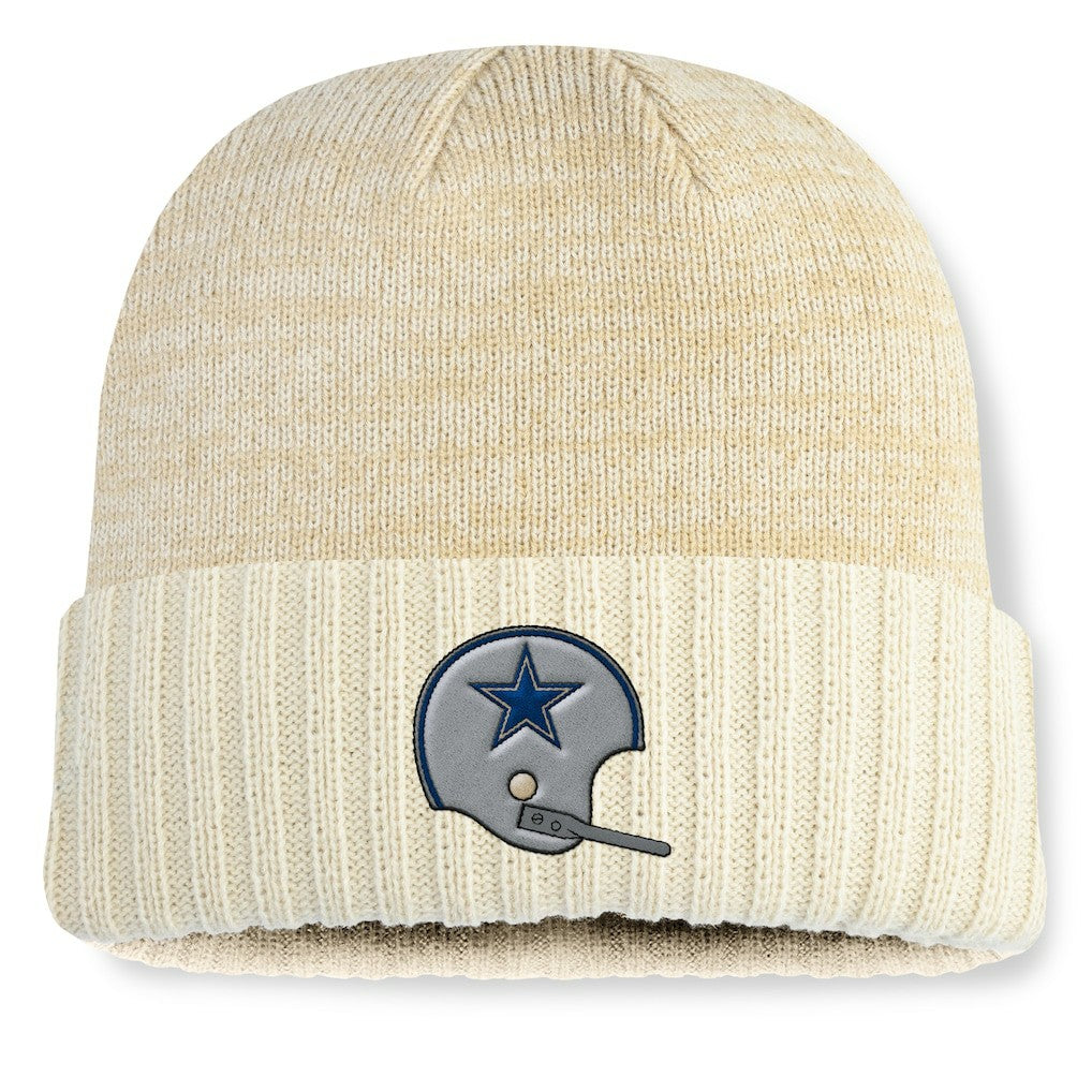 Dallas Cowboys Heritage Block Cuffed Knit Hat Cream