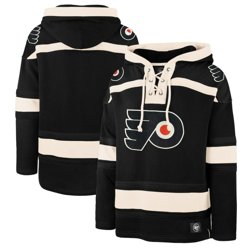 NHL Philadelphia Flyers '47 Superior Lacer Hoodie - Black