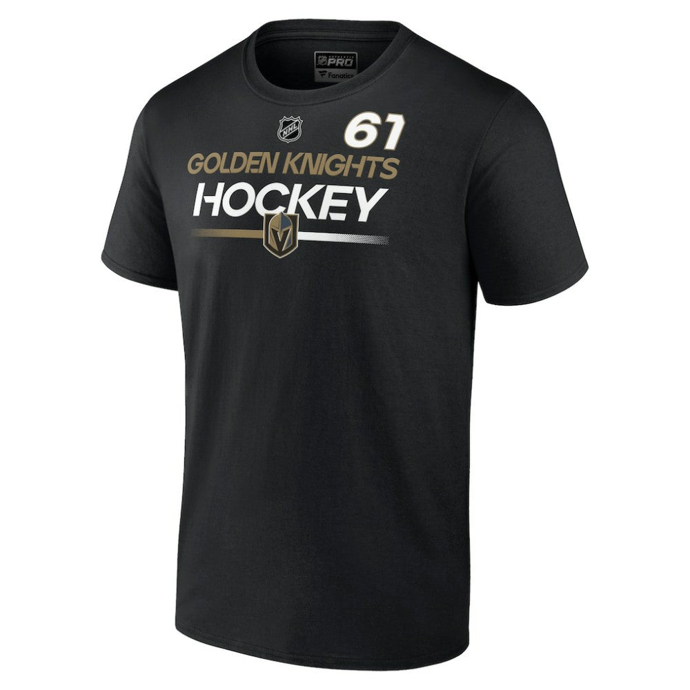 NHL Mark Stone Vegas Golden Knights Fanatics  Authentic Pro Prime Name & Number T-Shirt - Black