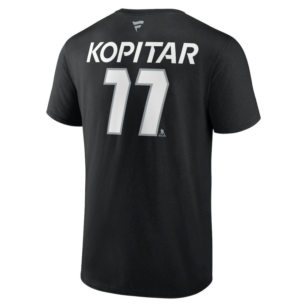 NHL Anze Kopitar Los Angeles Kings Fanatics  Authentic Pro Prime Name & Number T-Shirt - Black
