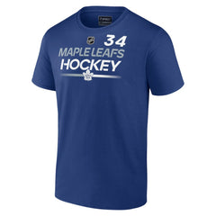 NHL Auston Matthews Toronto Maple Leafs Fanatics  Authentic Pro Prime Name & Number T-Shirt - Blue