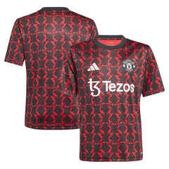 Manchester United Youth 2024/25 Pre-Match Top Black