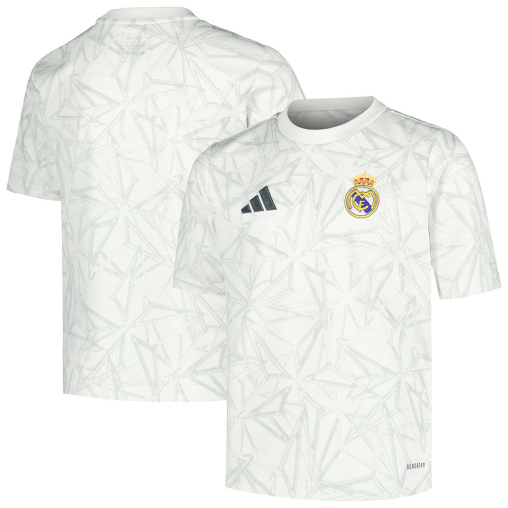 Real Madrid Youth 2024/25 Pre-Match Top White