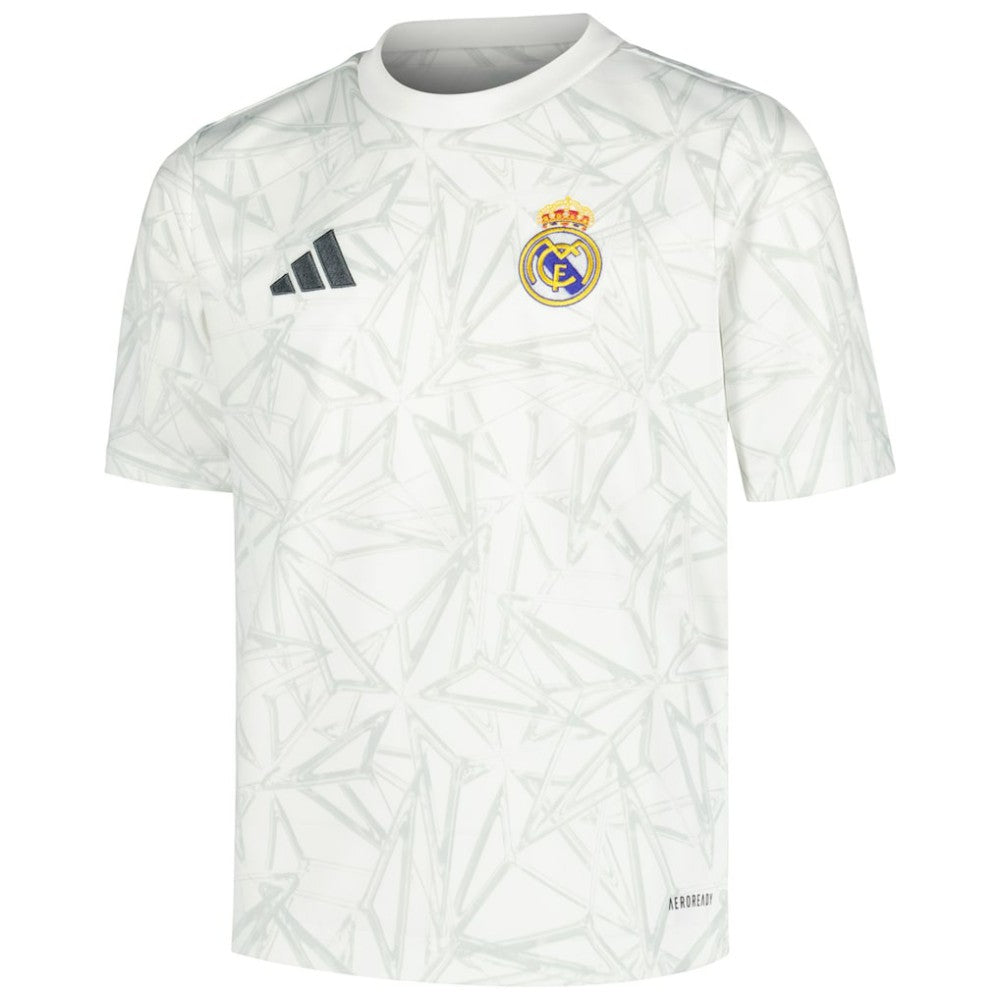 Real Madrid Youth 2024/25 Pre-Match Top White