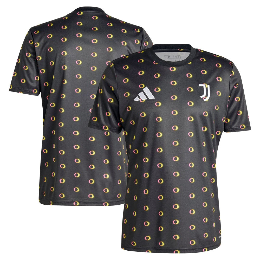 Juventus 2024/25 Slim Fit Pre-Match Top Black