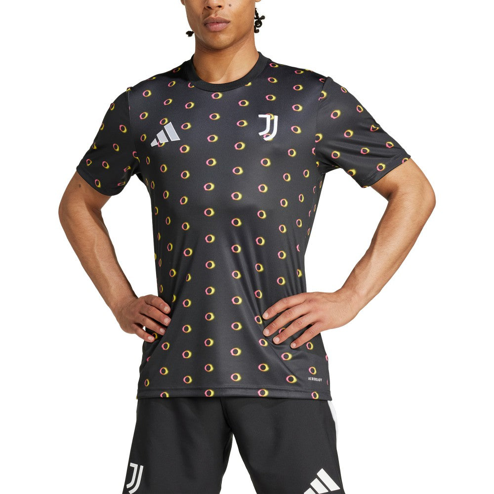 Juventus 2024/25 Slim Fit Pre-Match Top Black