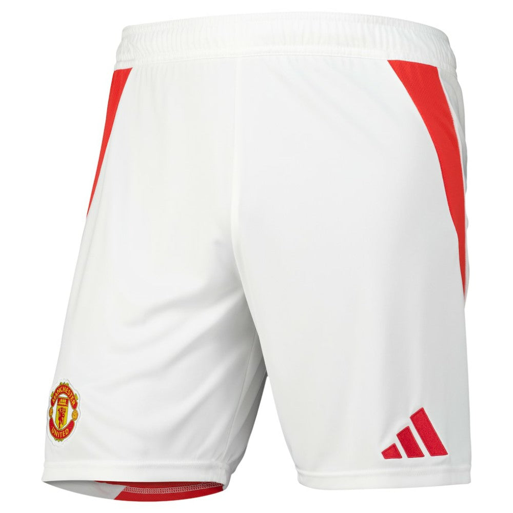 Manchester United 2024/25 Home Replica AEROREADY Shorts White
