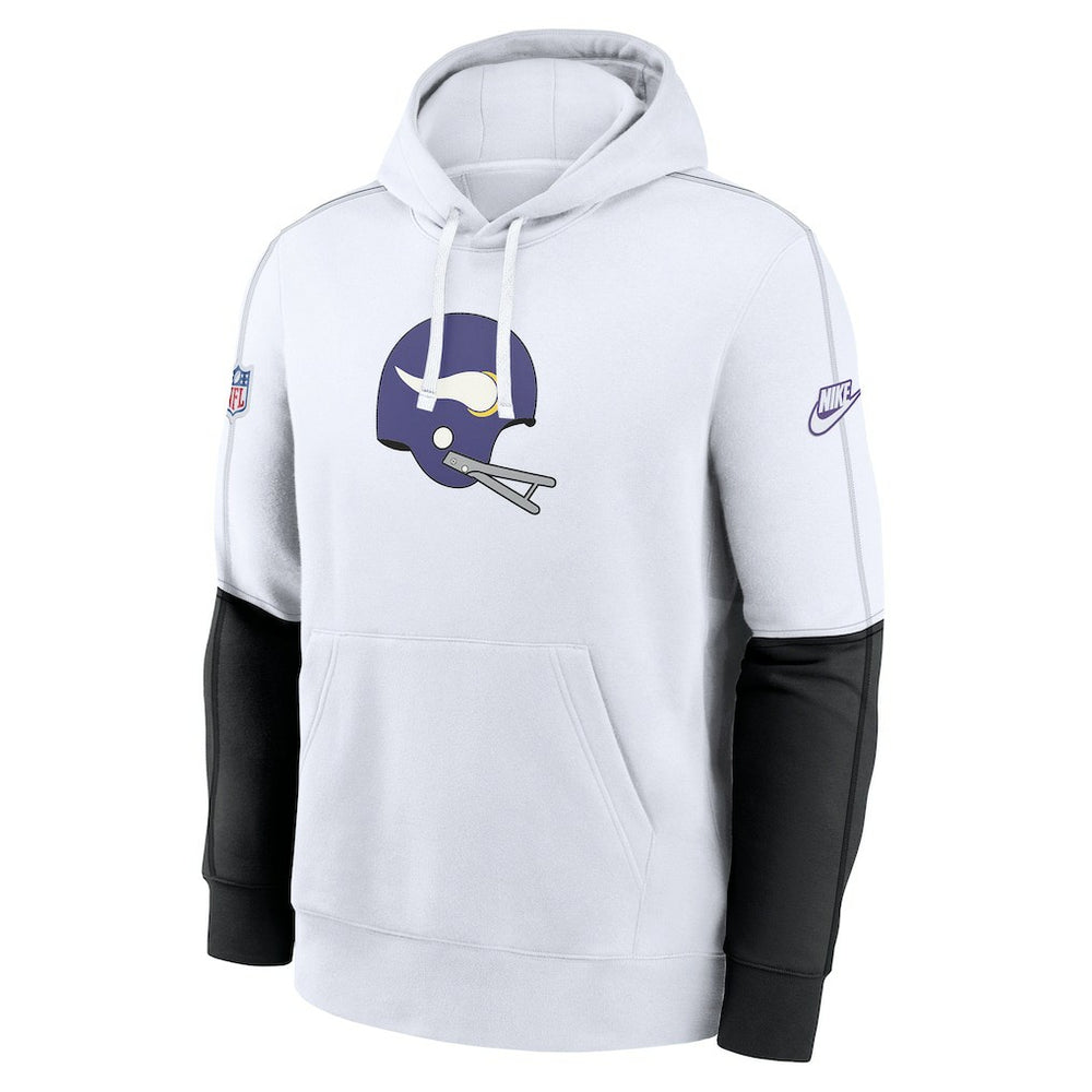 Minnesota Vikings Alternate Logo Club Pullover Hoodie White
