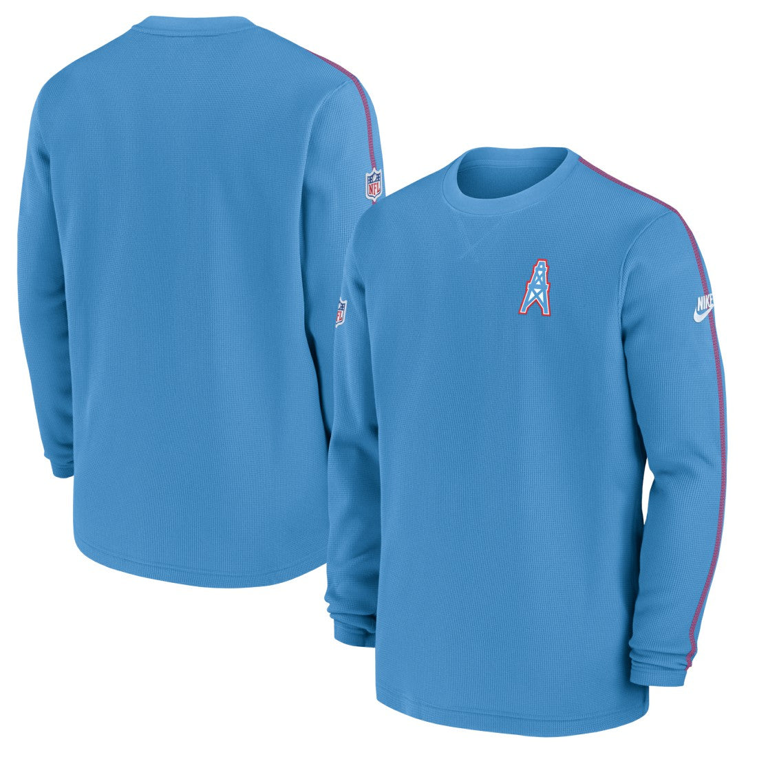 Tennessee Titans Alternate Logo Coach Long Sleeve Top Light Blue