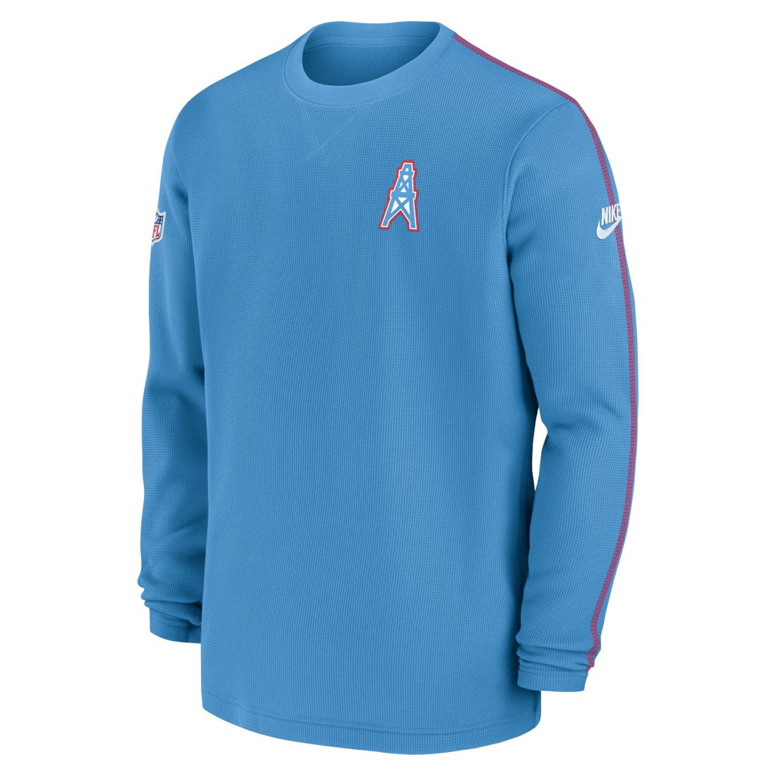 Tennessee Titans Alternate Logo Coach Long Sleeve Top Light Blue