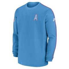 Tennessee Titans Alternate Logo Coach Long Sleeve Top Light Blue
